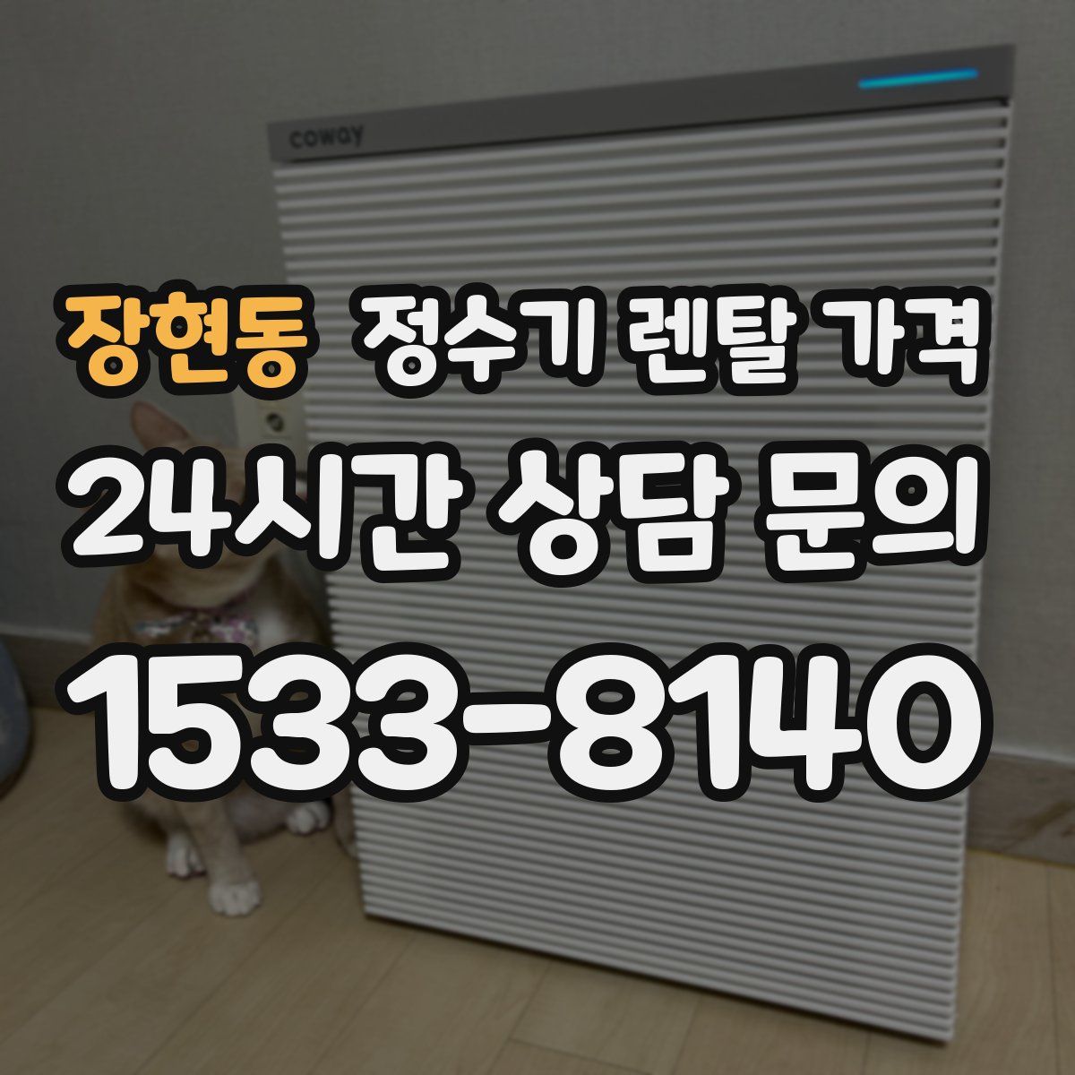 장현동 정수기 렌탈 가격