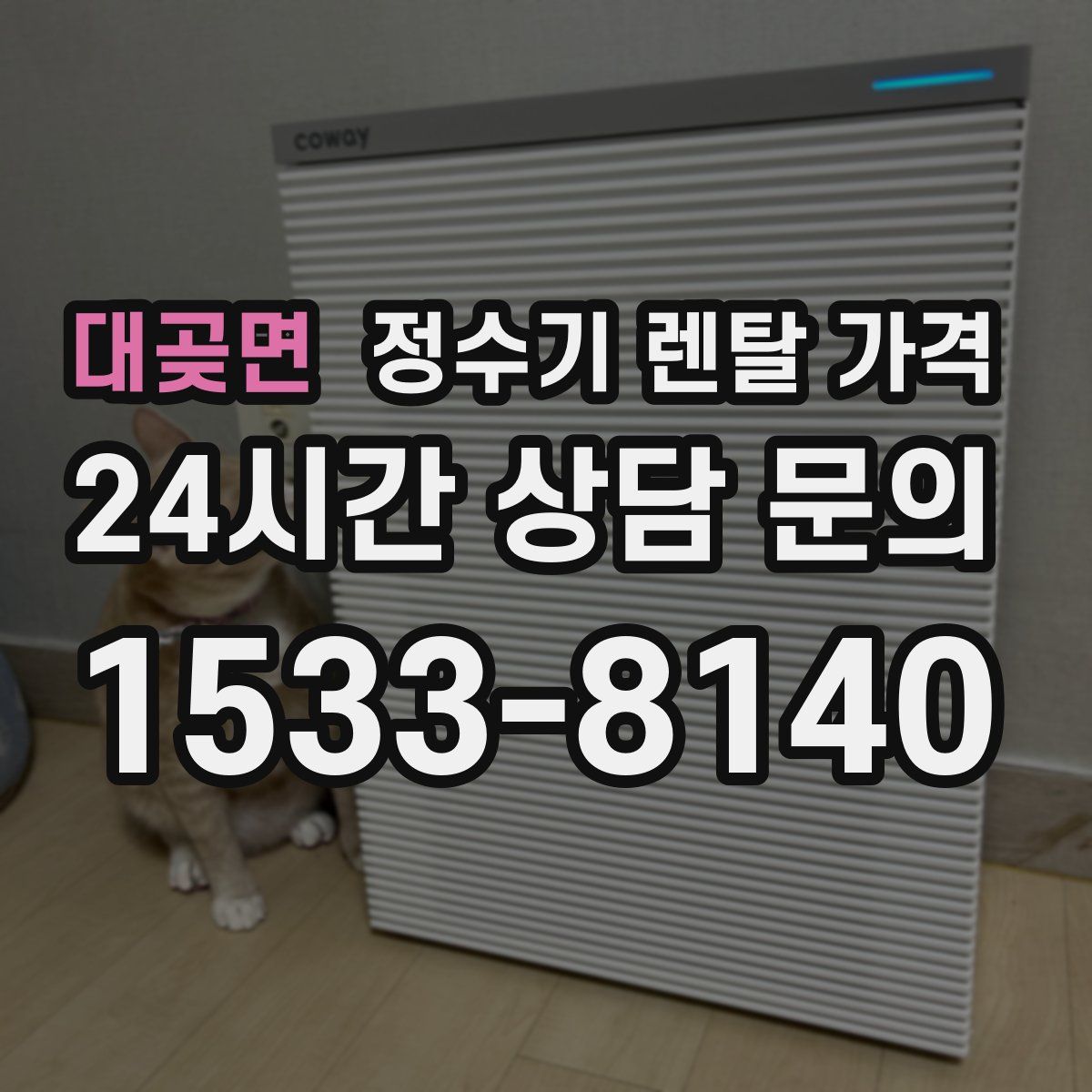 대곶면 정수기 렌탈 가격