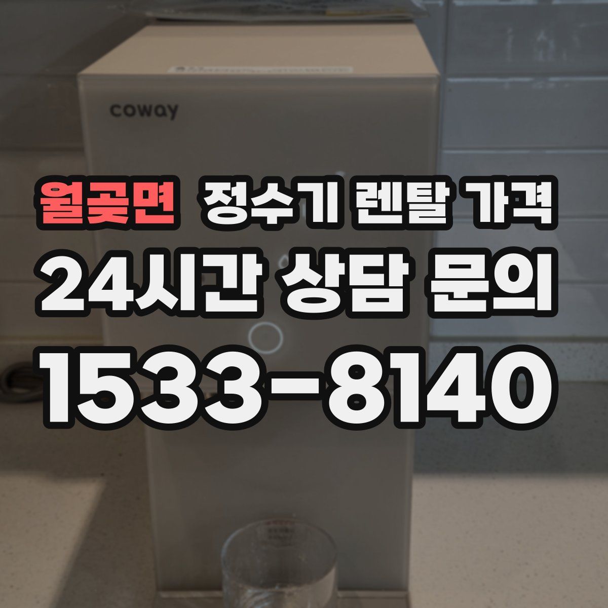 월곶면 정수기 렌탈 가격