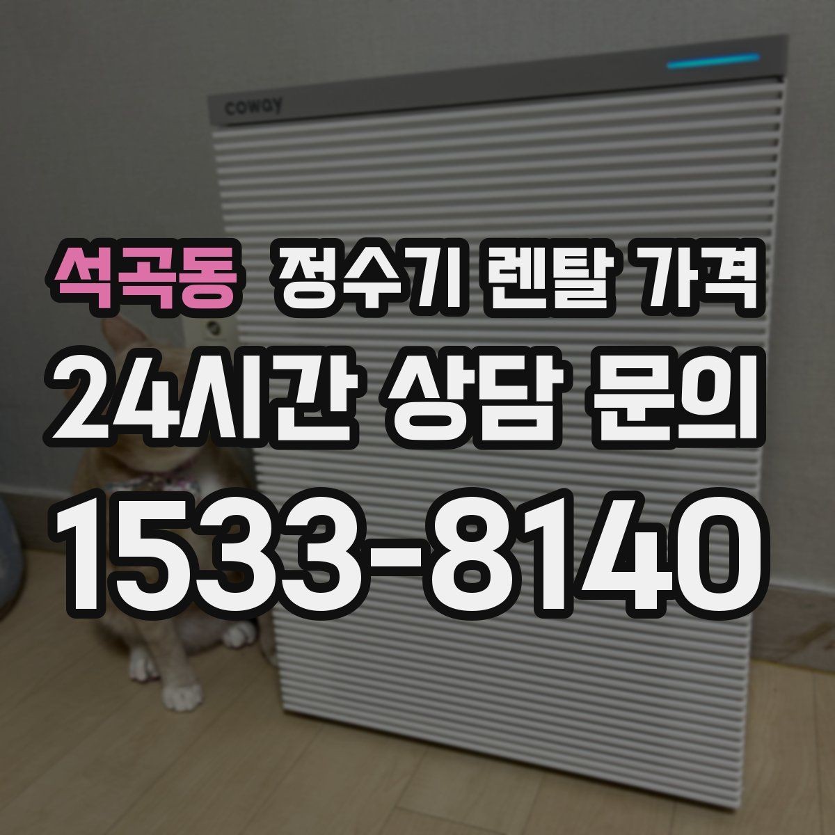 석곡동 정수기 렌탈 가격 출수 용량이 중요한 이유
