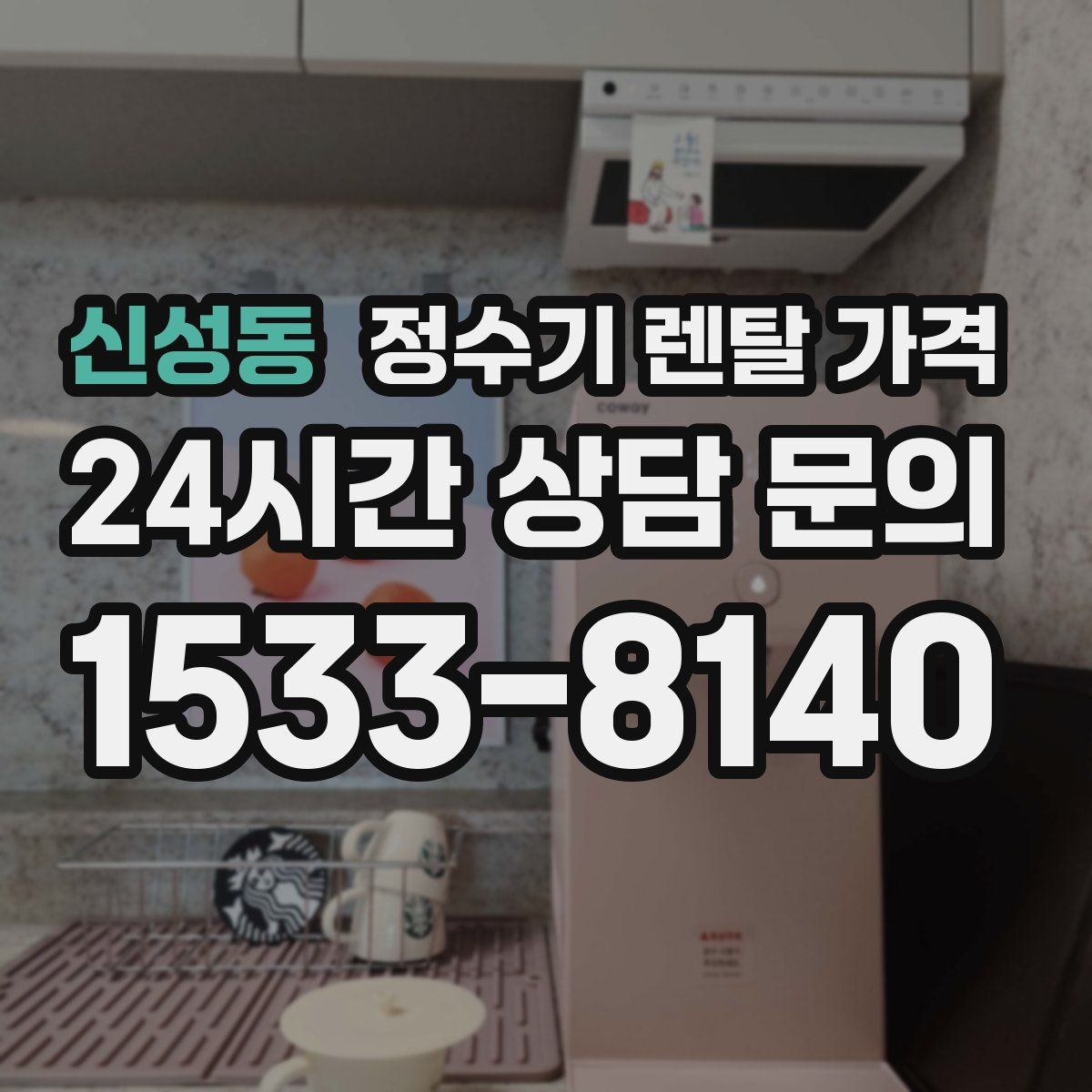 신성동 정수기 렌탈 가격