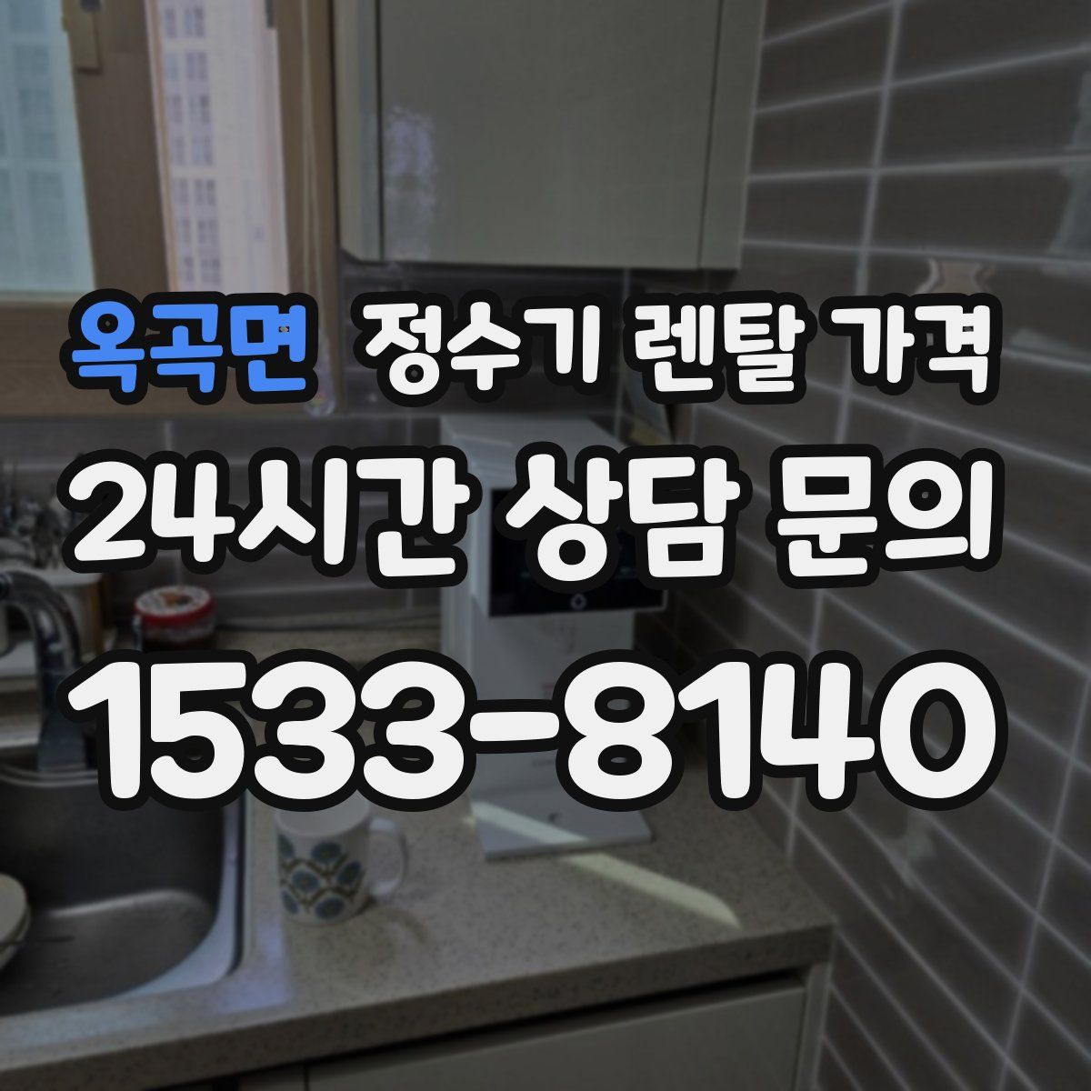 옥곡면 정수기 렌탈 가격