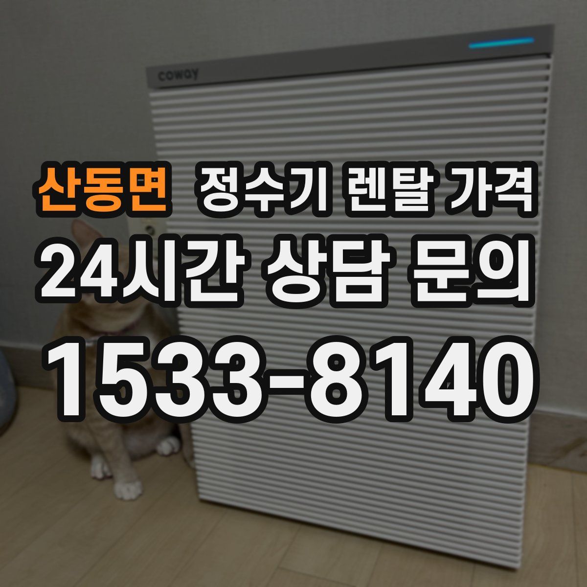 산동면 정수기 렌탈 가격