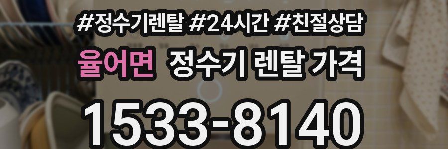 율어면 정수기 렌탈 가격