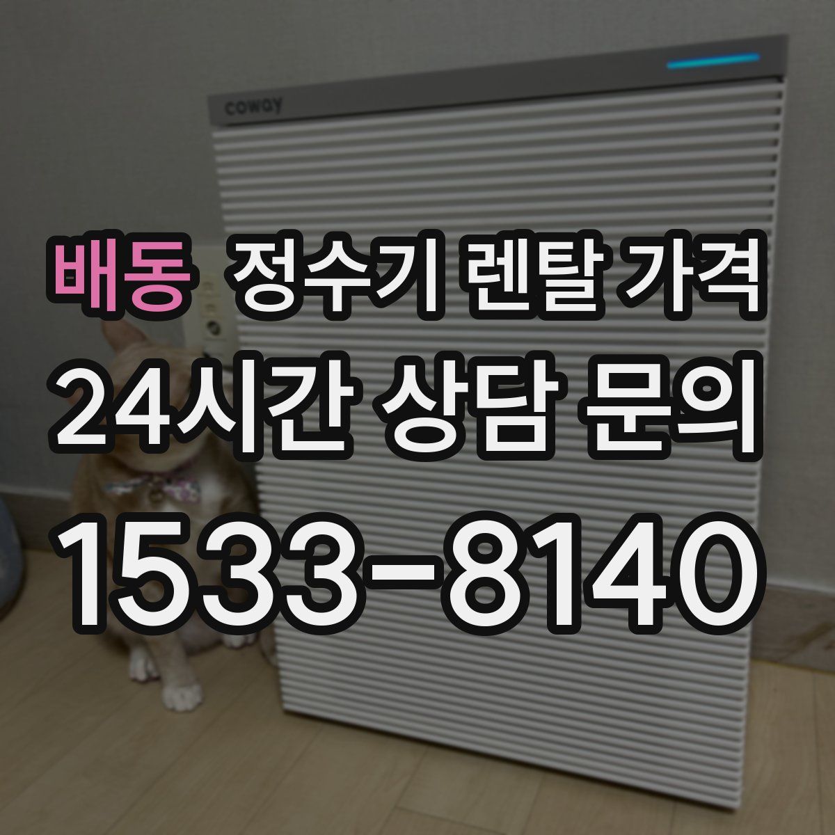 배동 정수기 렌탈 가격