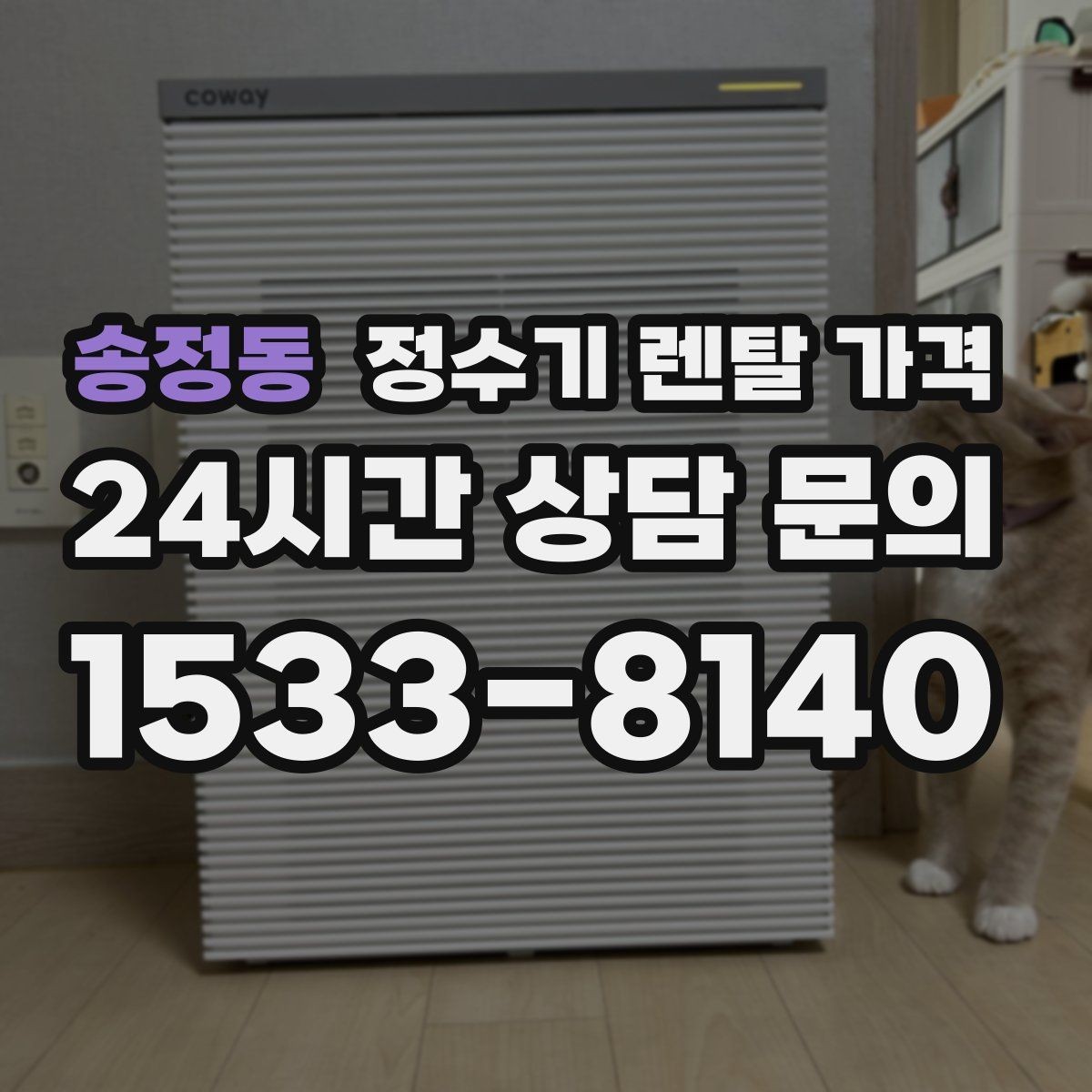 송정동 정수기 렌탈 가격 렌탈료가 낮은 이유 분석해보기