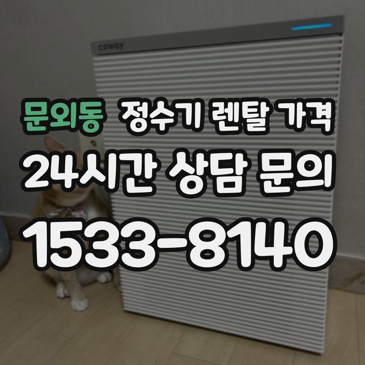 문외동 정수기 렌탈 가격 총비용 기준으로 비교해야 하는 이유
