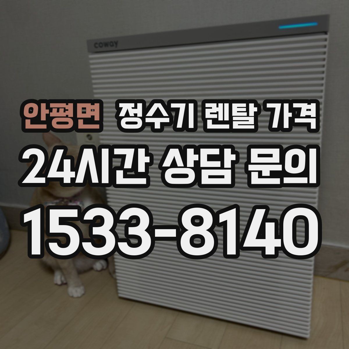 안평면 정수기 렌탈 가격 필터 성능만 보지 말아야 하는 이유
