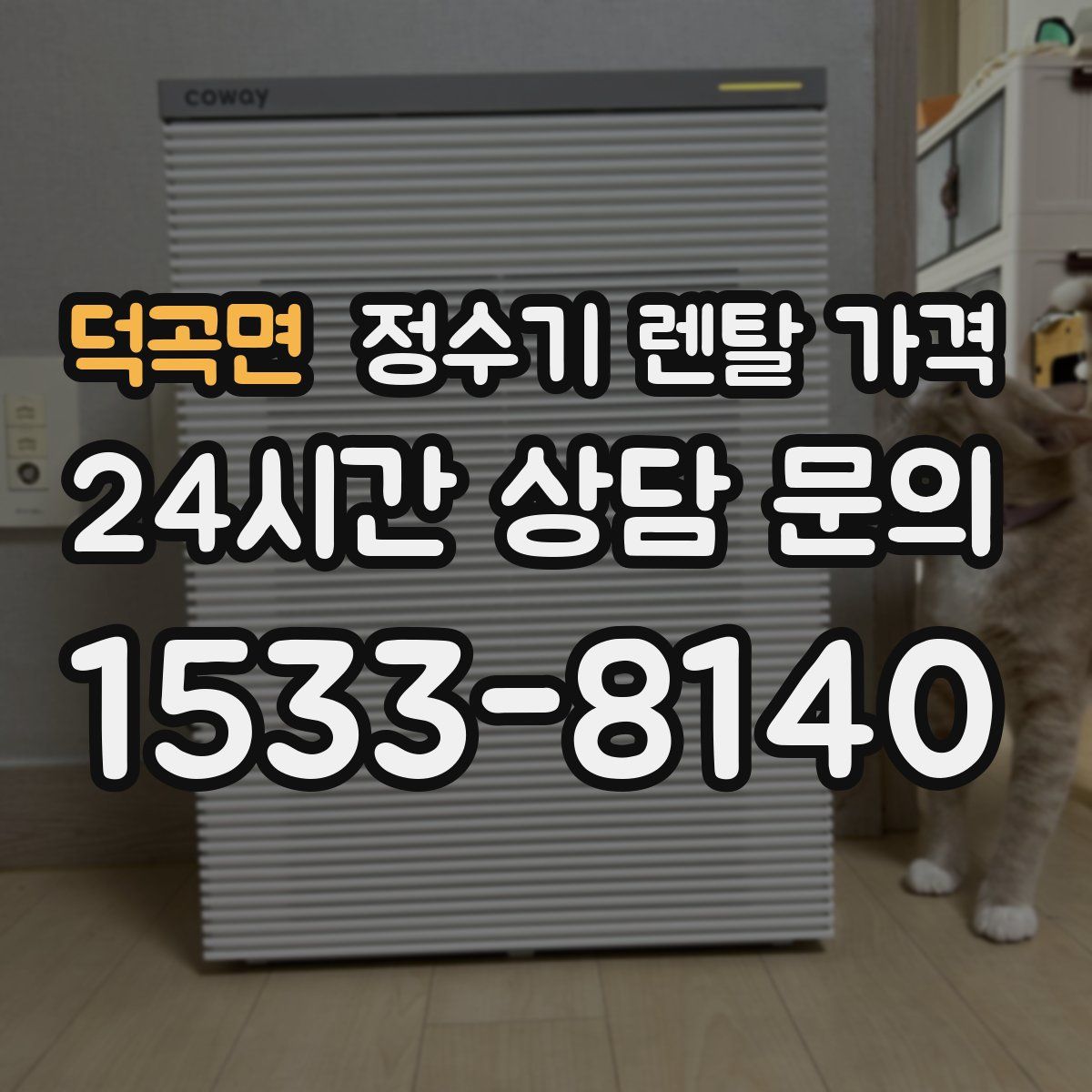 덕곡면 정수기 렌탈 가격