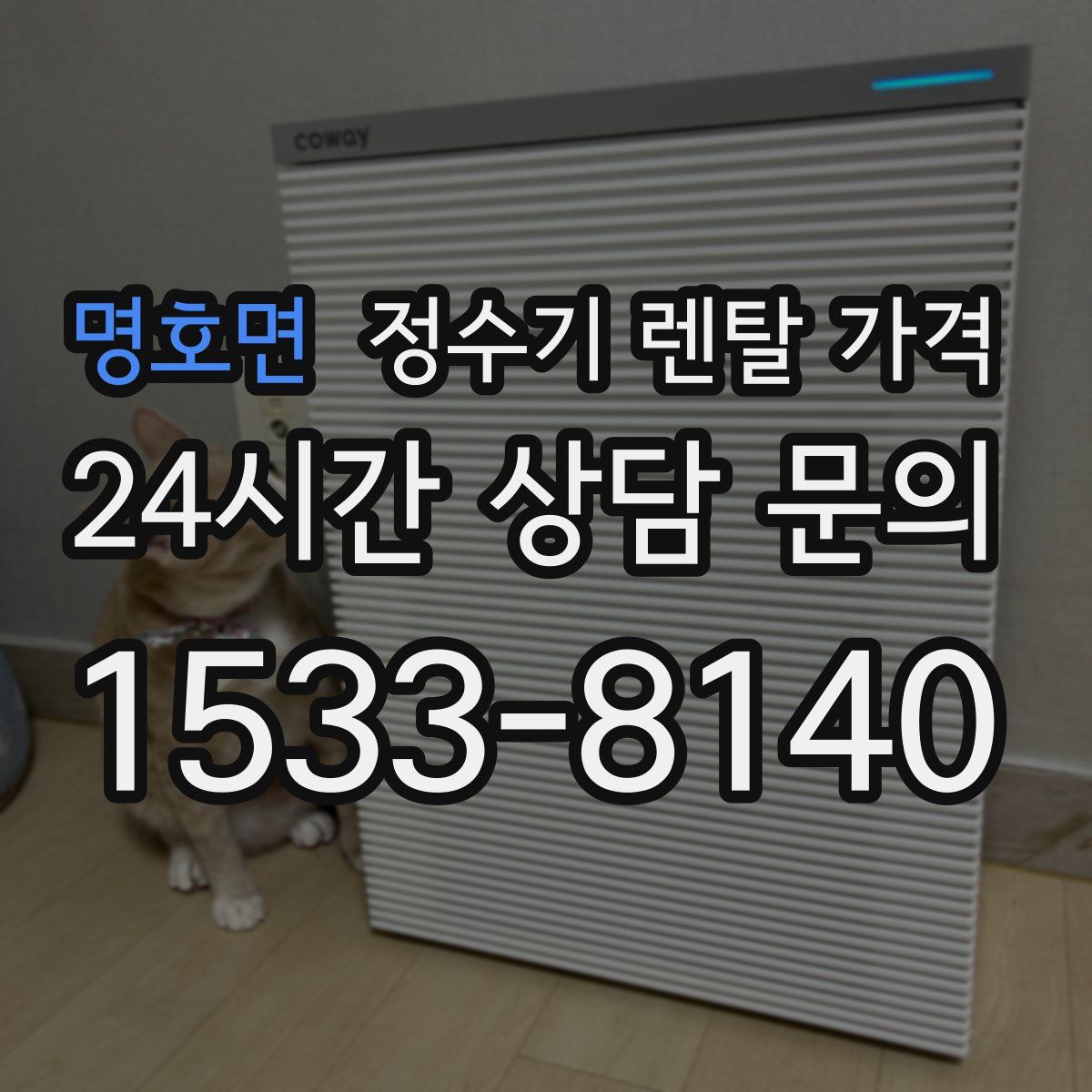 명호면 정수기 렌탈 가격