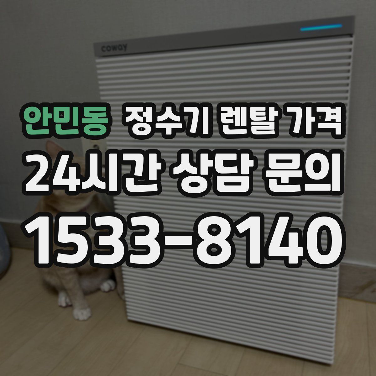 안민동 정수기 렌탈 가격