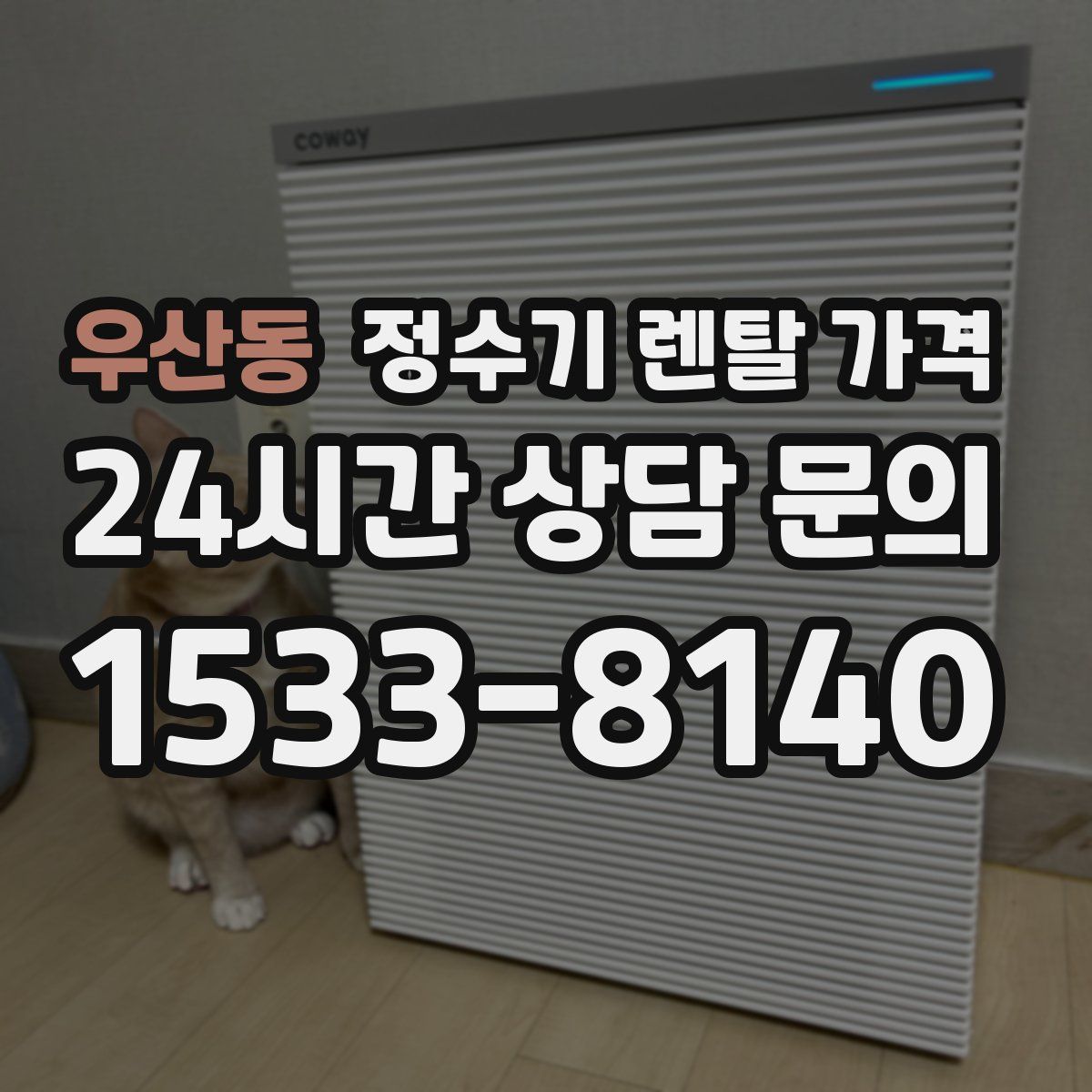 우산동 정수기 렌탈 가격