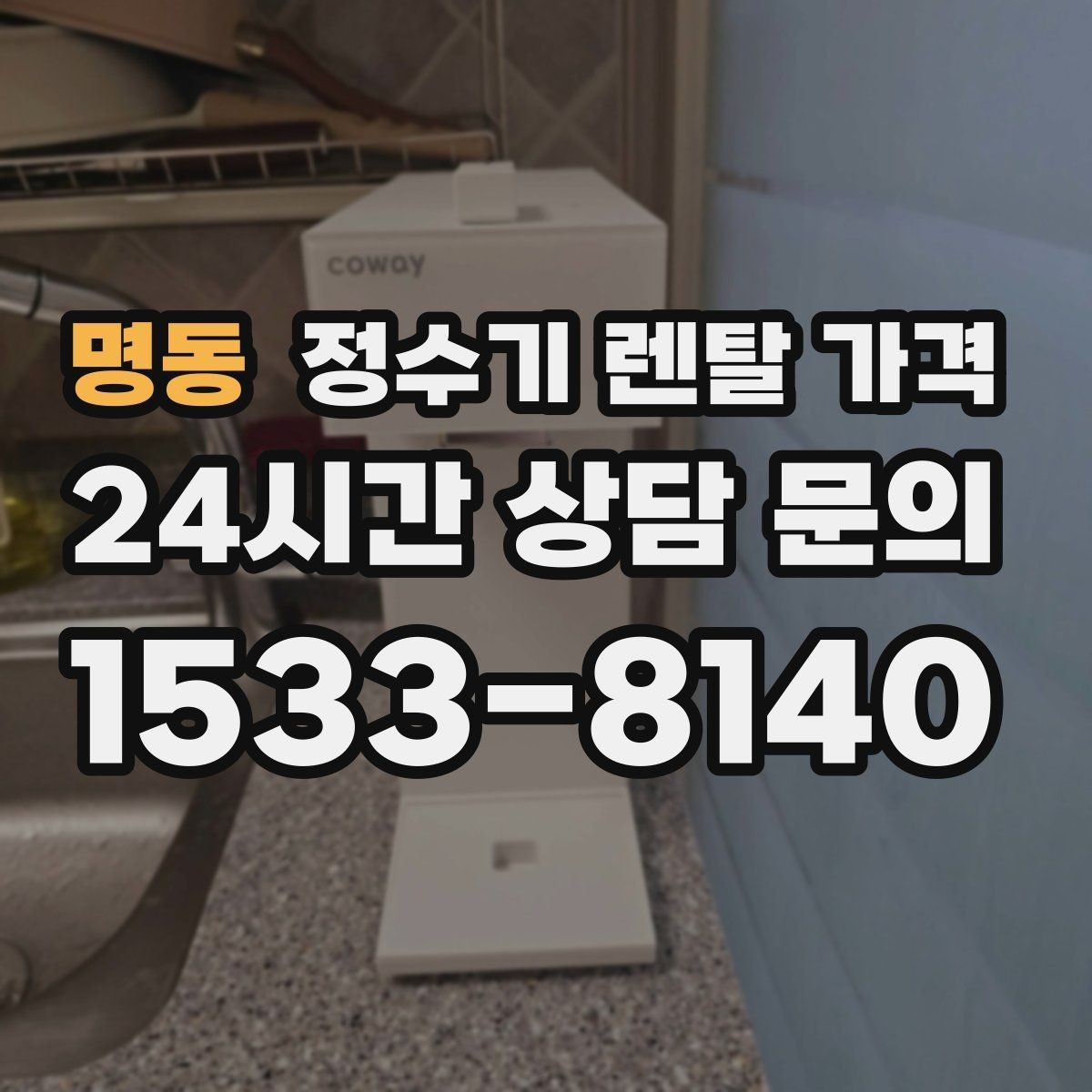 명동 정수기 렌탈 가격 저수조형 선택이 필요한 상황