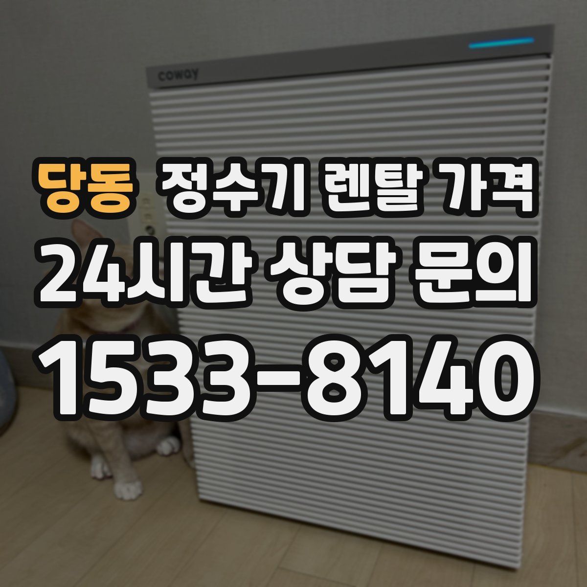당동 정수기 렌탈 가격