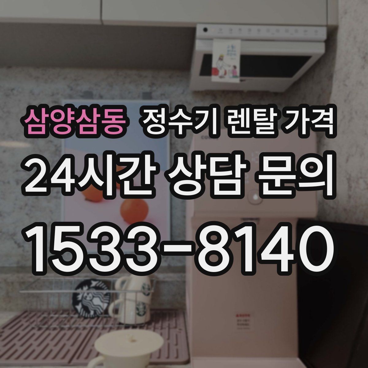 삼양삼동 정수기 렌탈 가격 소형 정수기 선택 기준 정리