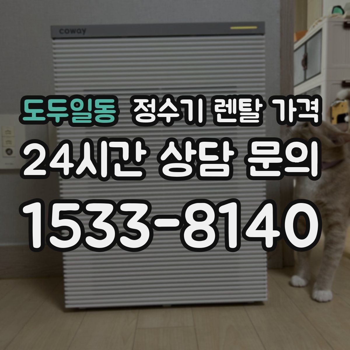 도두일동 정수기 렌탈 가격 초기 비용과 월 비용 함께 보는 방법
