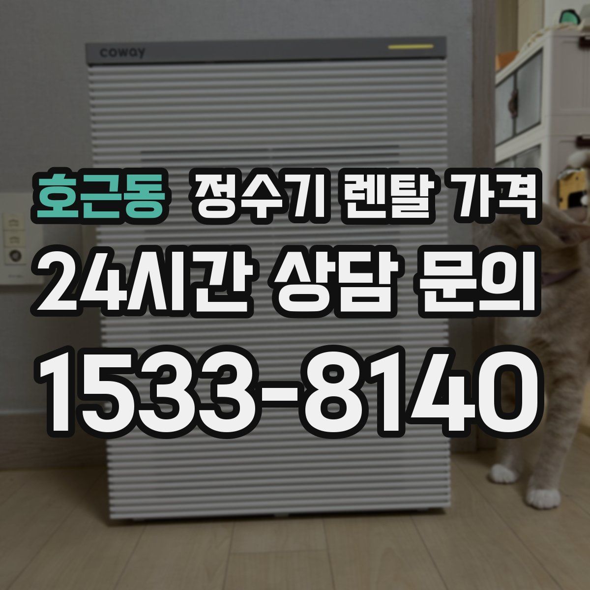 호근동 정수기 렌탈 가격