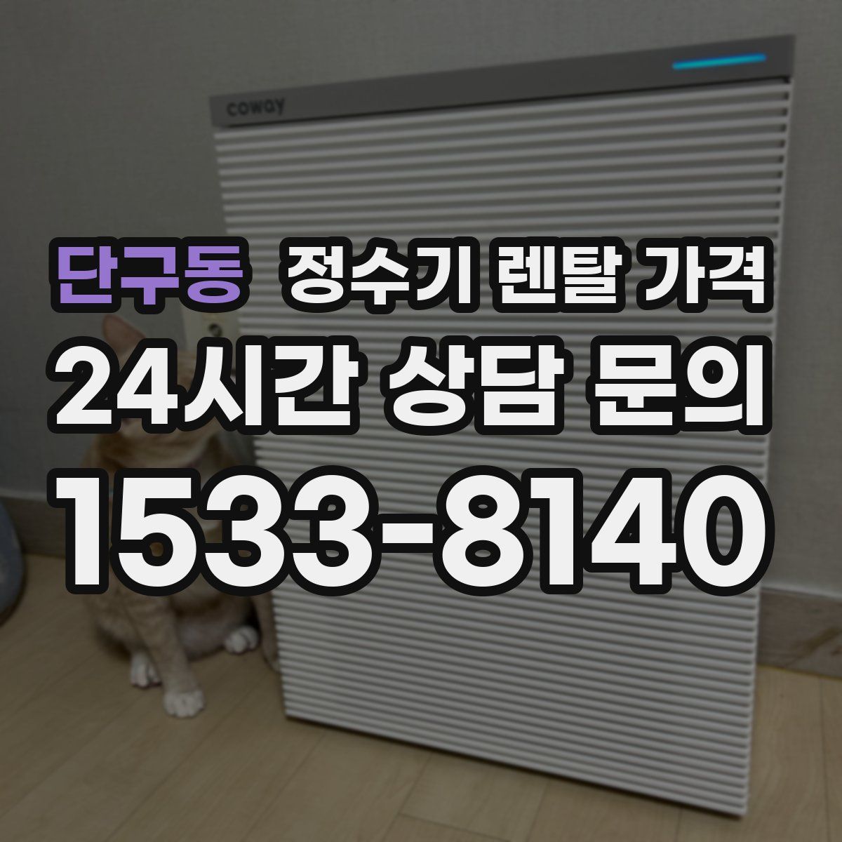 단구동 정수기 렌탈 가격