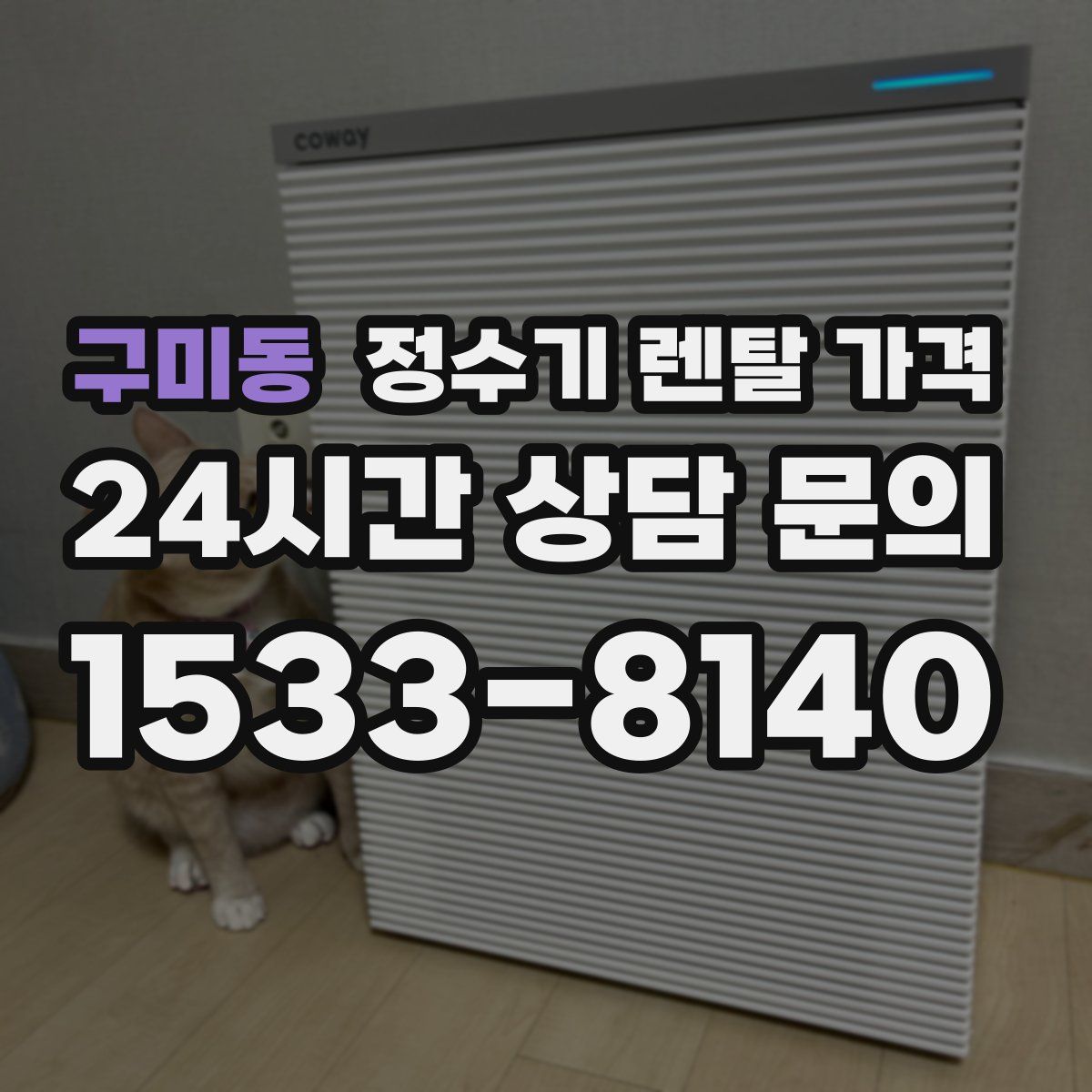 구미동 정수기 렌탈 가격