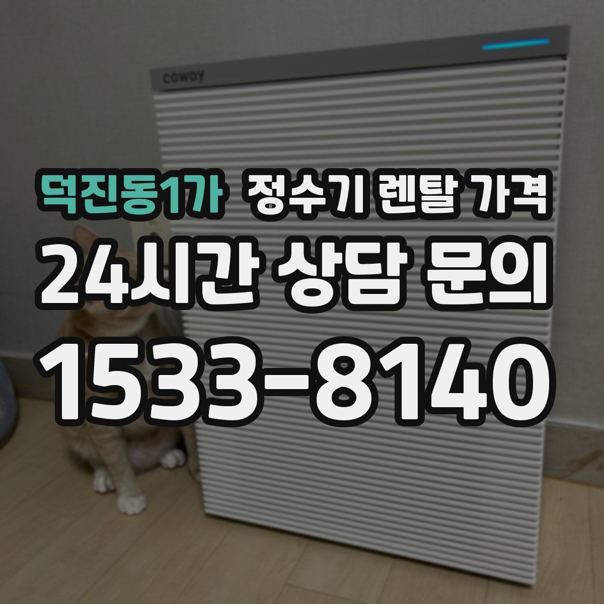 덕진동1가 정수기 렌탈 가격