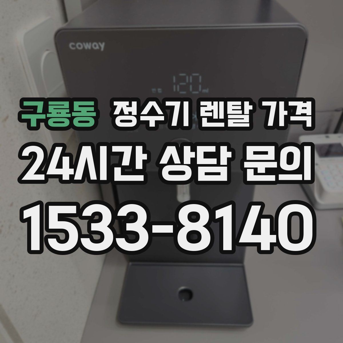 구룡동 정수기 렌탈 가격 얼음 기능이 있는 모델의 특징