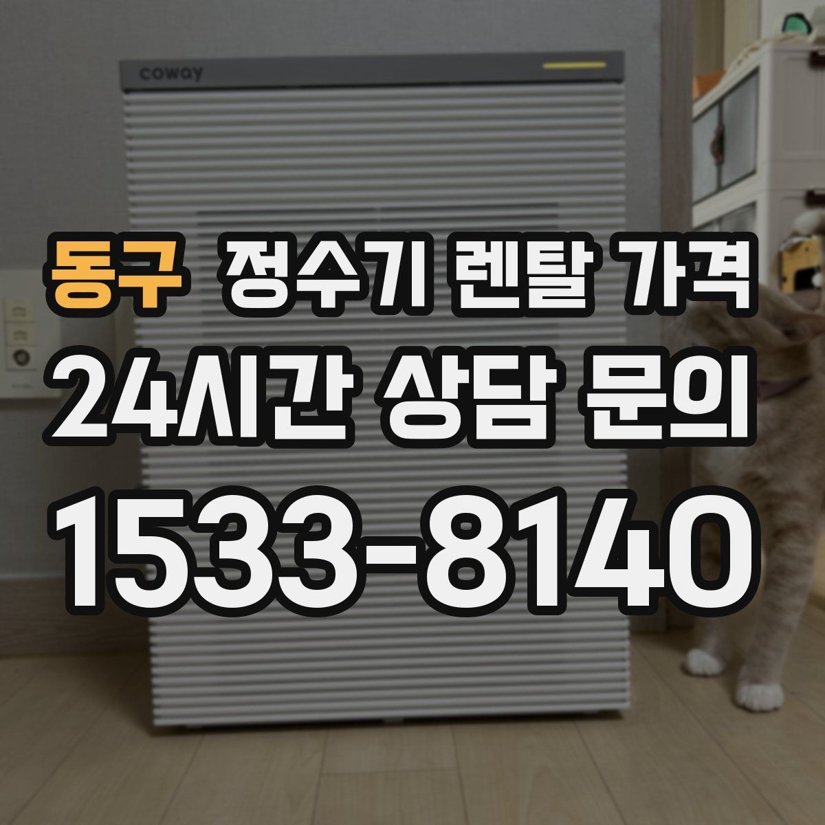 동구 정수기 렌탈 가격