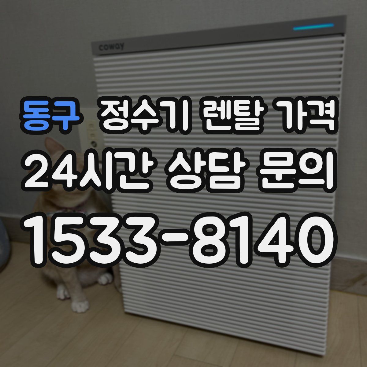 동구 정수기 렌탈 가격