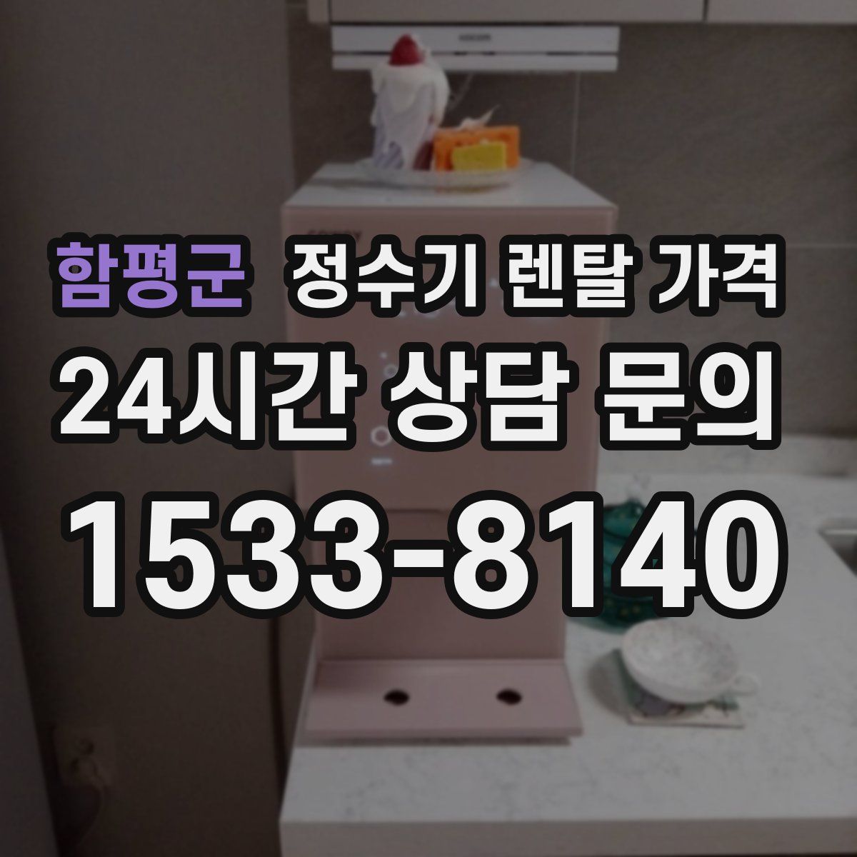 함평군 정수기 렌탈 가격