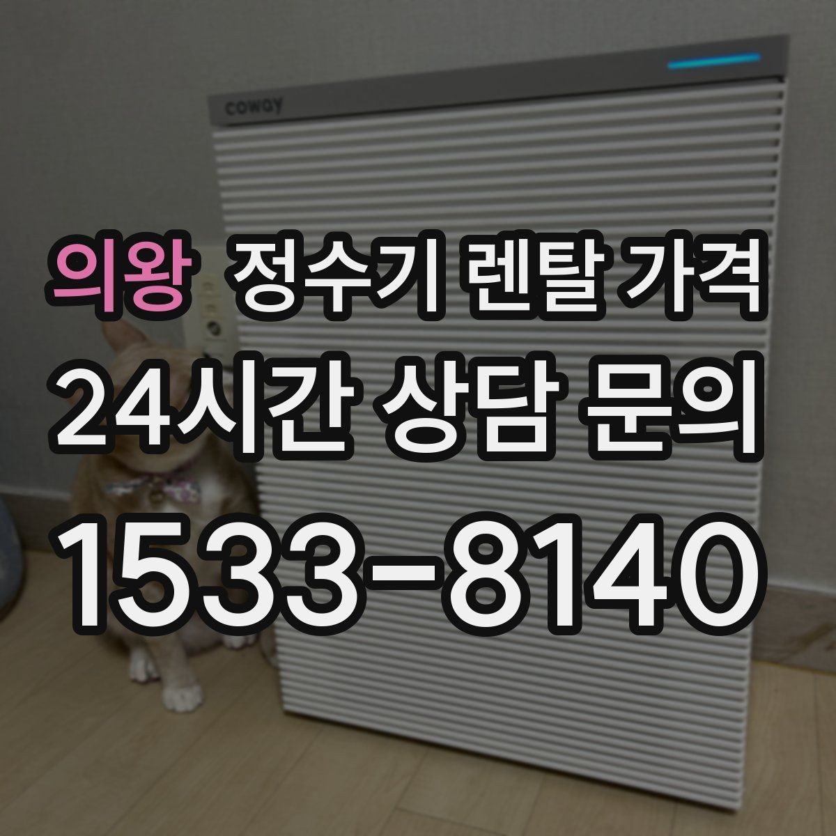 의왕 정수기 렌탈 가격 싱크대 위 설치형과 스탠드형 비교