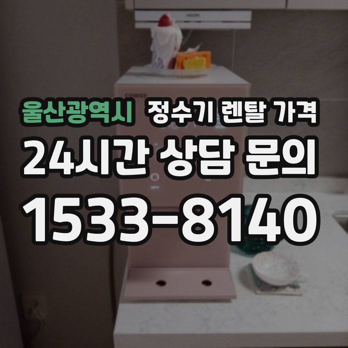 울산광역시 정수기 렌탈 가격 관리 기사 방문 주기를 확인해야 하는 이유
