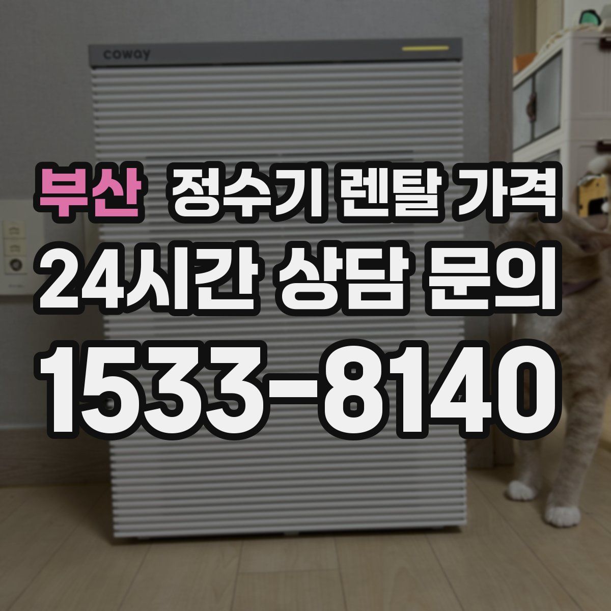 부산 정수기 렌탈 가격