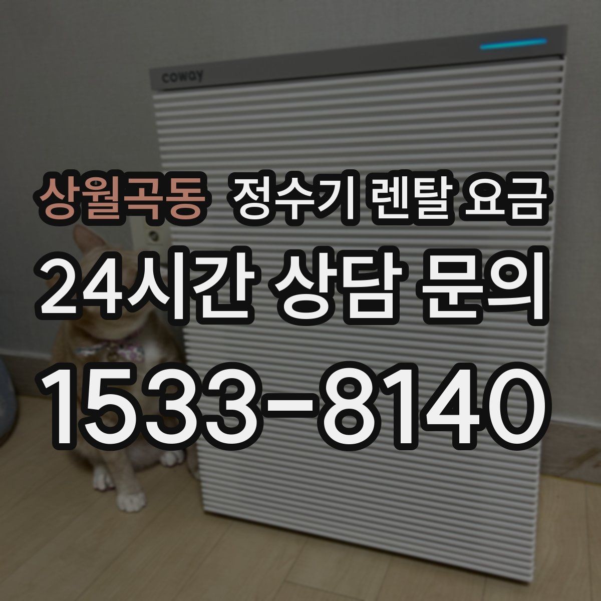 상월곡동 정수기 렌탈 요금 첫 달 비용이 다른 이유