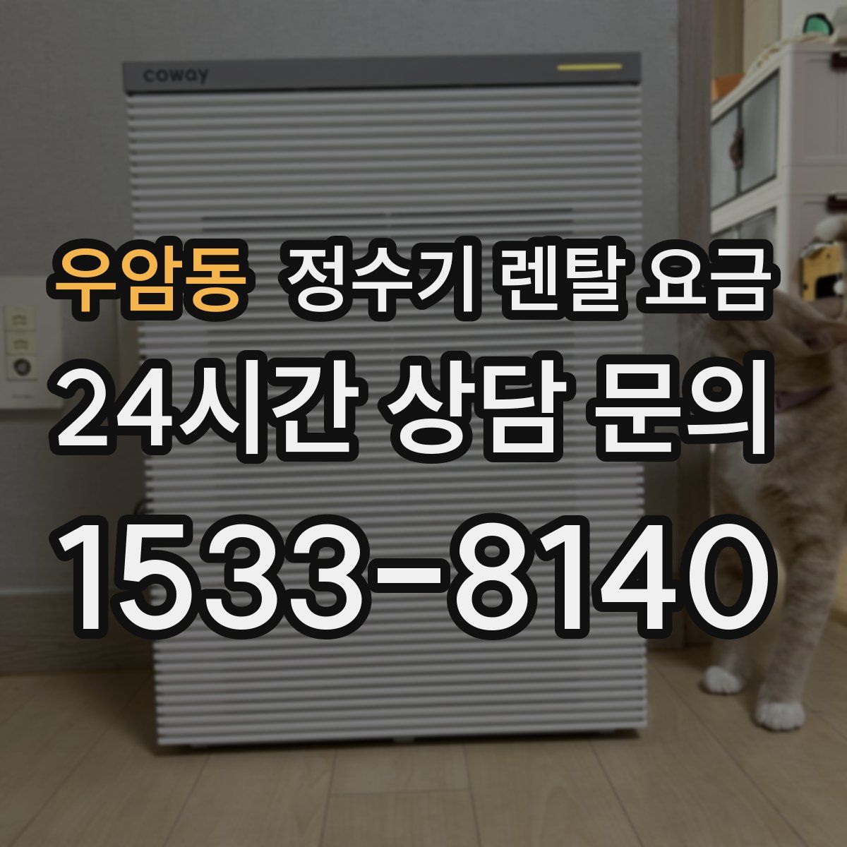 우암동 정수기 렌탈 요금