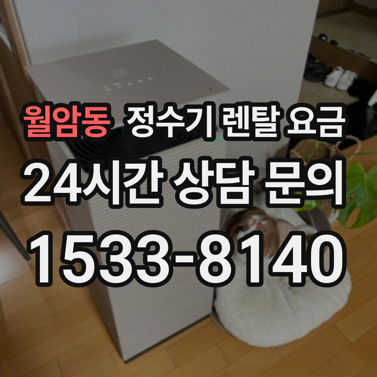 월암동 정수기 렌탈 요금