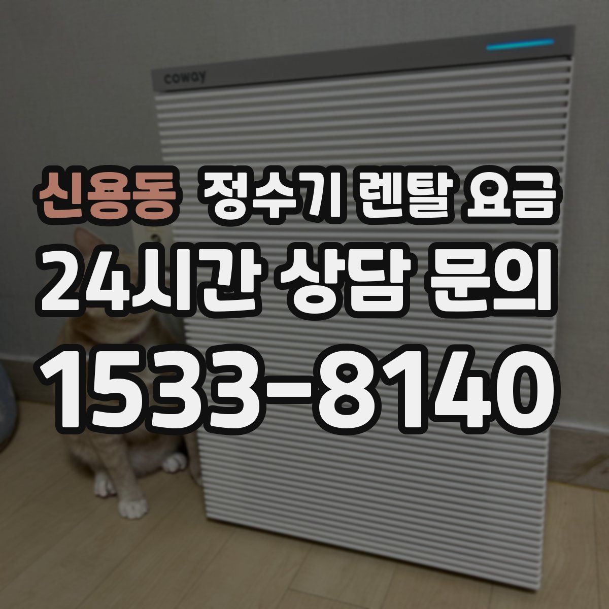 신용동 정수기 렌탈 요금 간단하게 이해하는 구조 정리