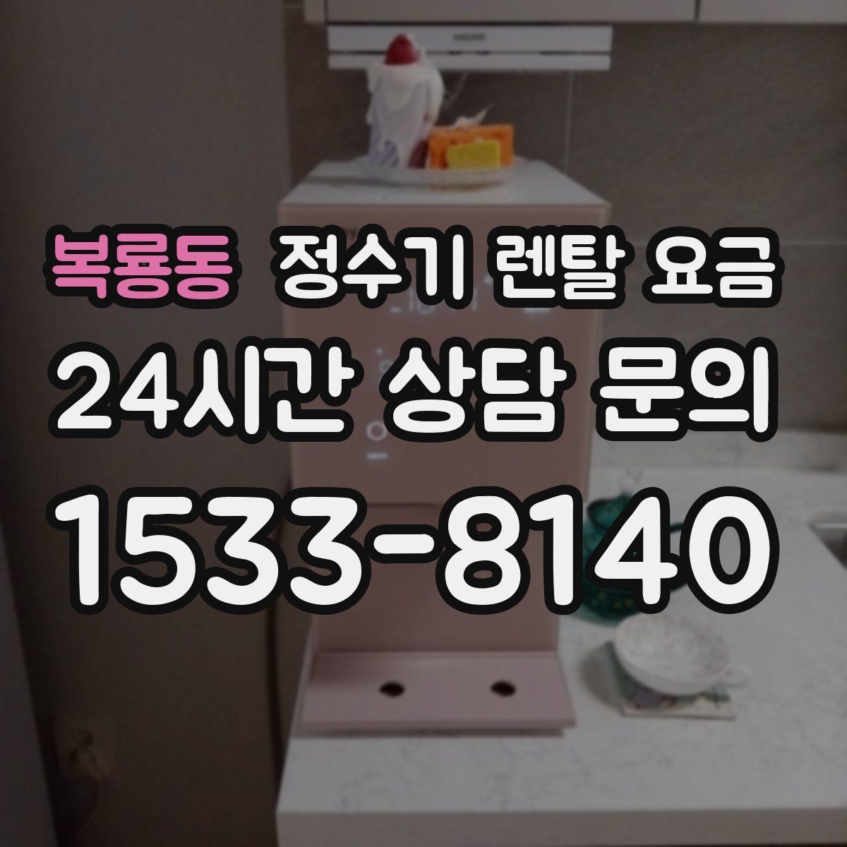 복룡동 정수기 렌탈 요금 얼음 정수기가 비싼 이유 정리