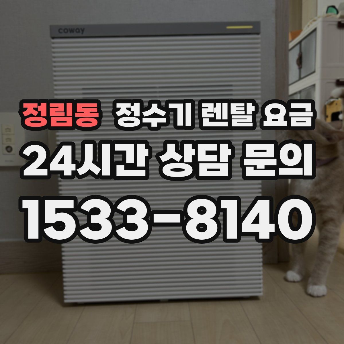 정림동 정수기 렌탈 요금