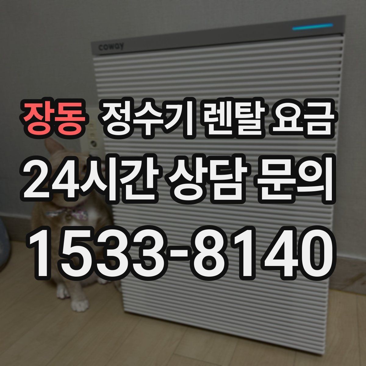 장동 정수기 렌탈 요금 월 납입금보다 중요한 요소 정리