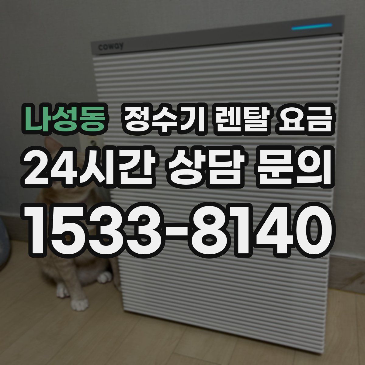 나성동 정수기 렌탈 요금