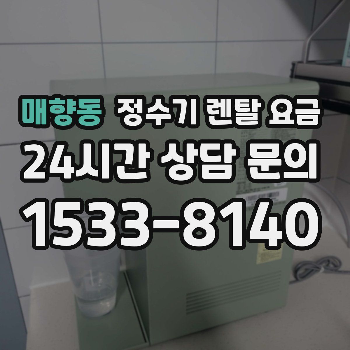 매향동 정수기 렌탈 요금