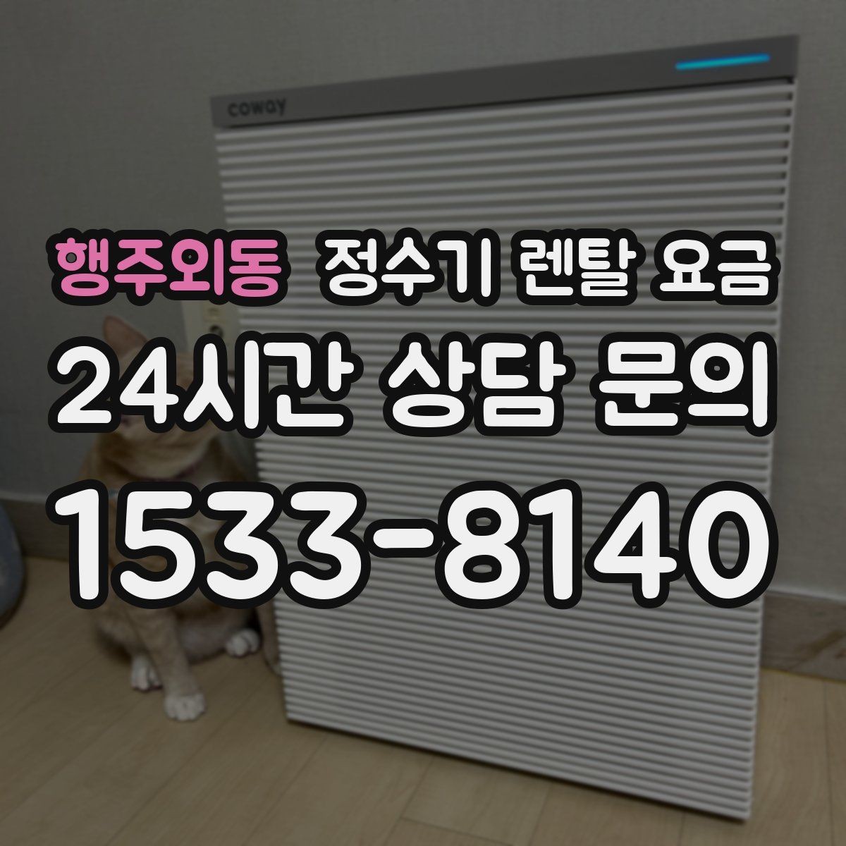 행주외동 정수기 렌탈 요금 필터 비용 포함 여부 확인하기