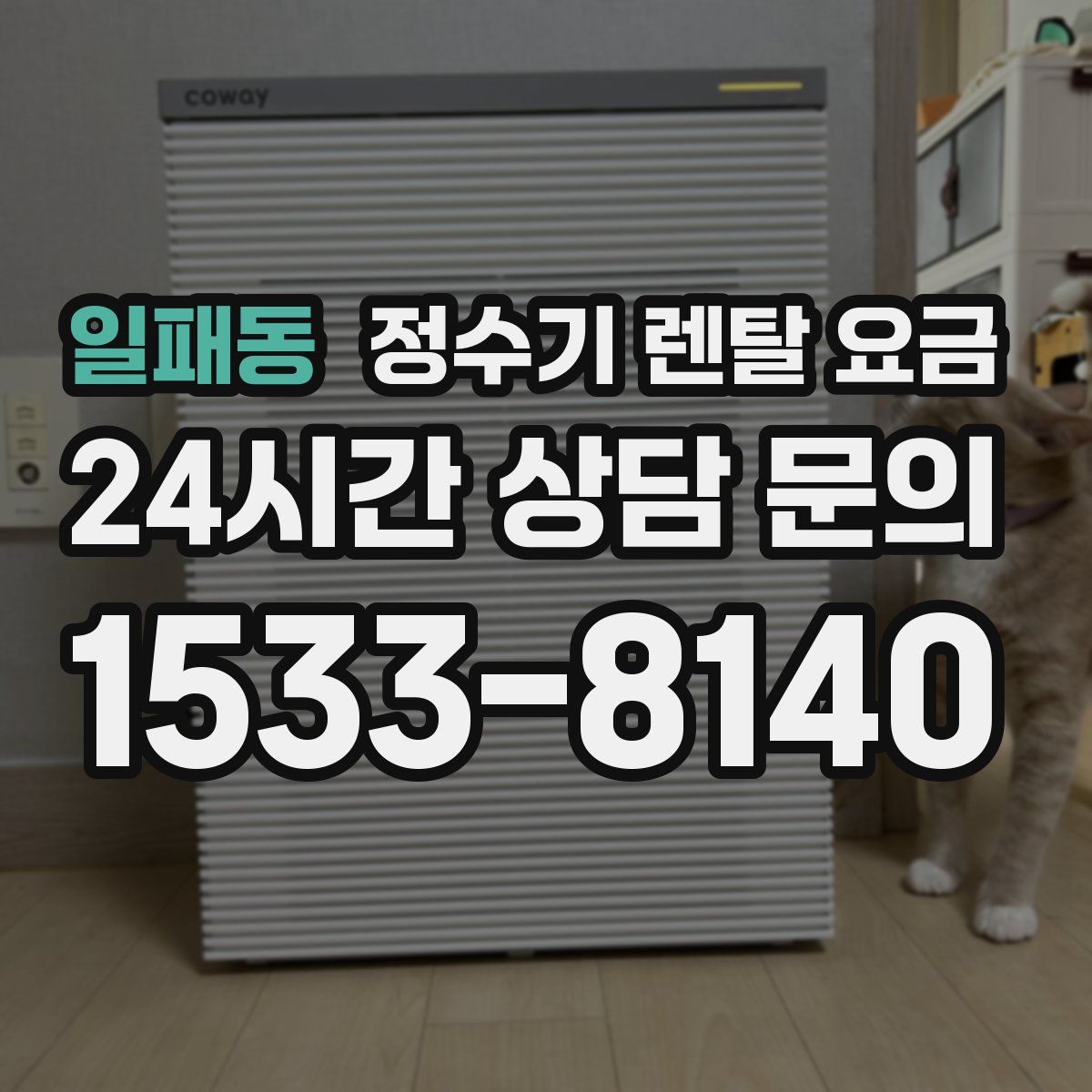 일패동 정수기 렌탈 요금