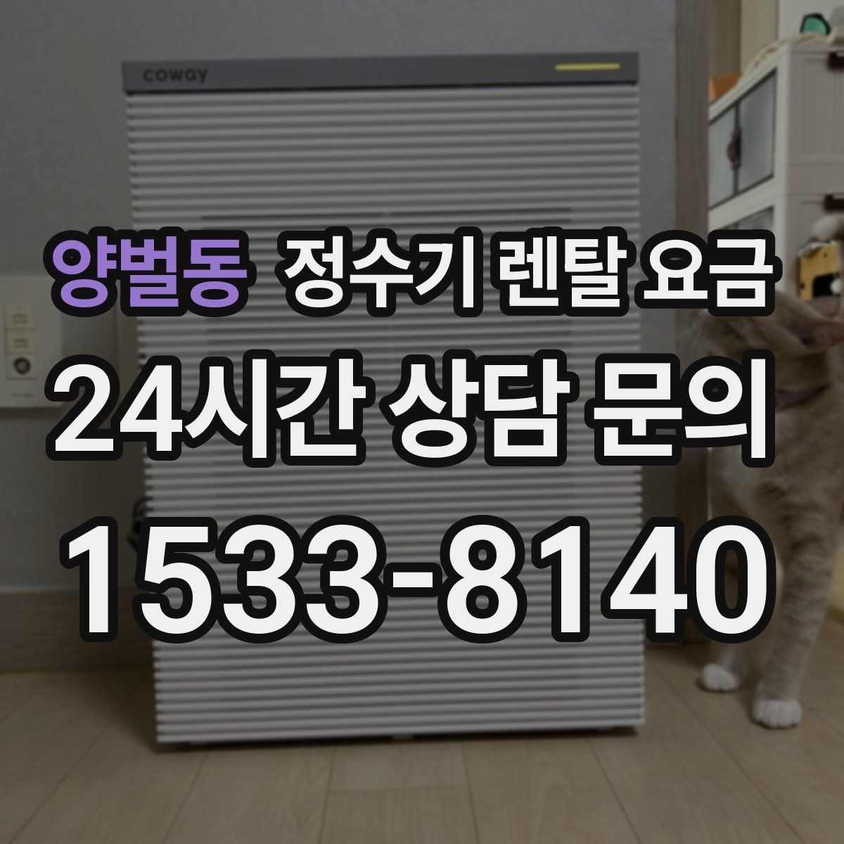 양벌동 정수기 렌탈 요금 관리 편의성이 중요한 이유