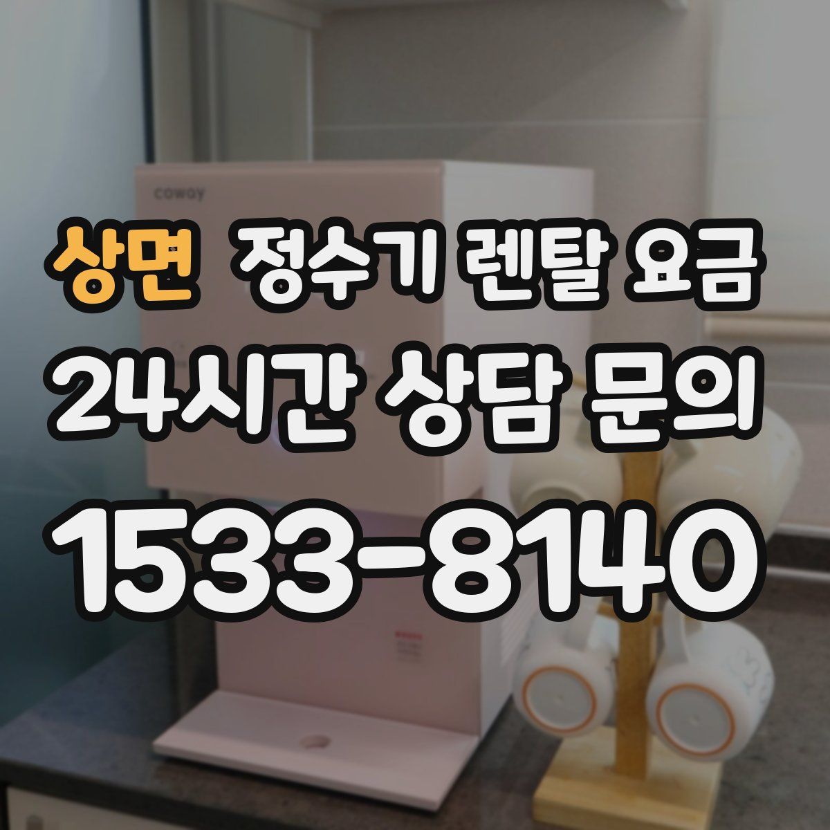 상면 정수기 렌탈 요금