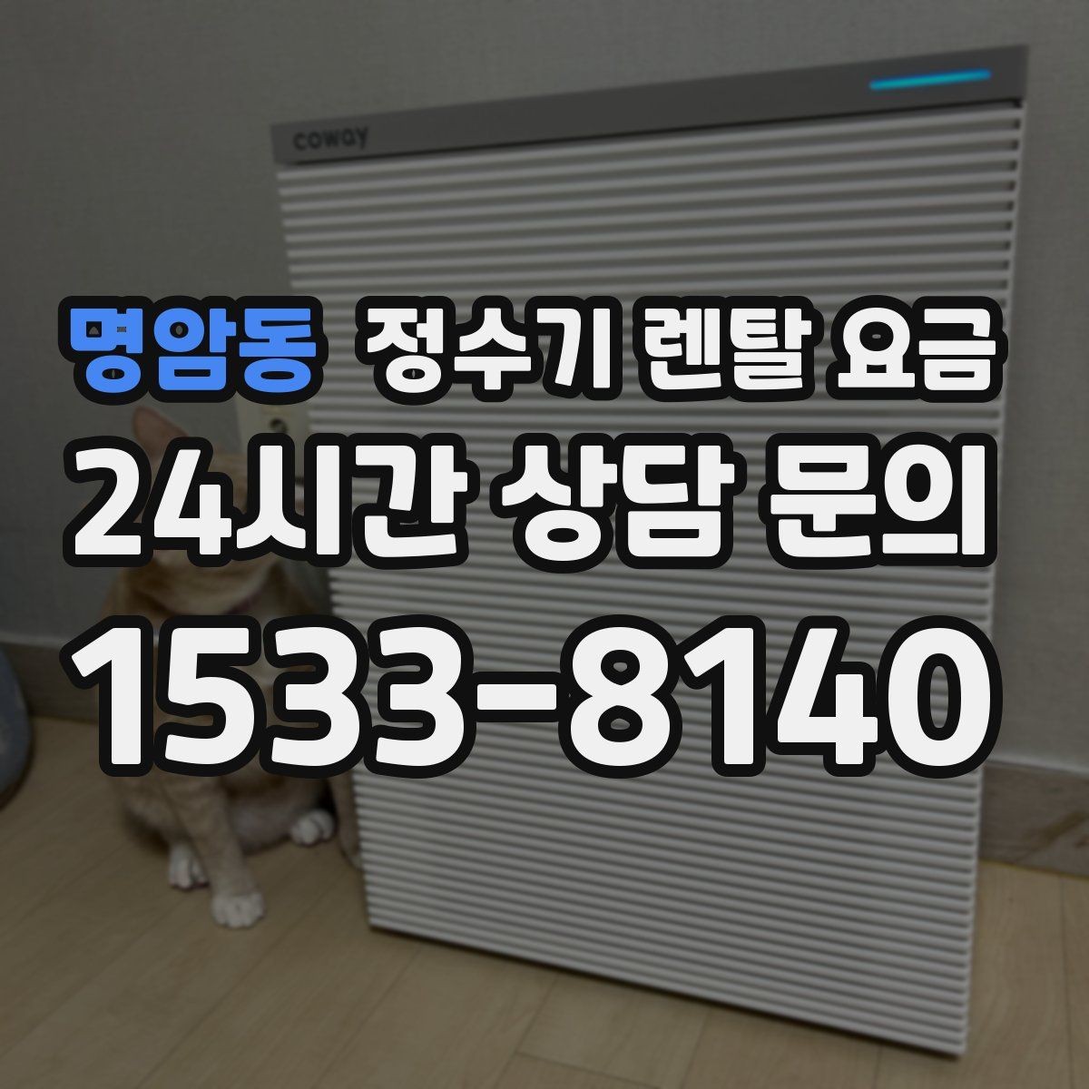 명암동 정수기 렌탈 요금 정수 전용이 더 나은 경우 정리