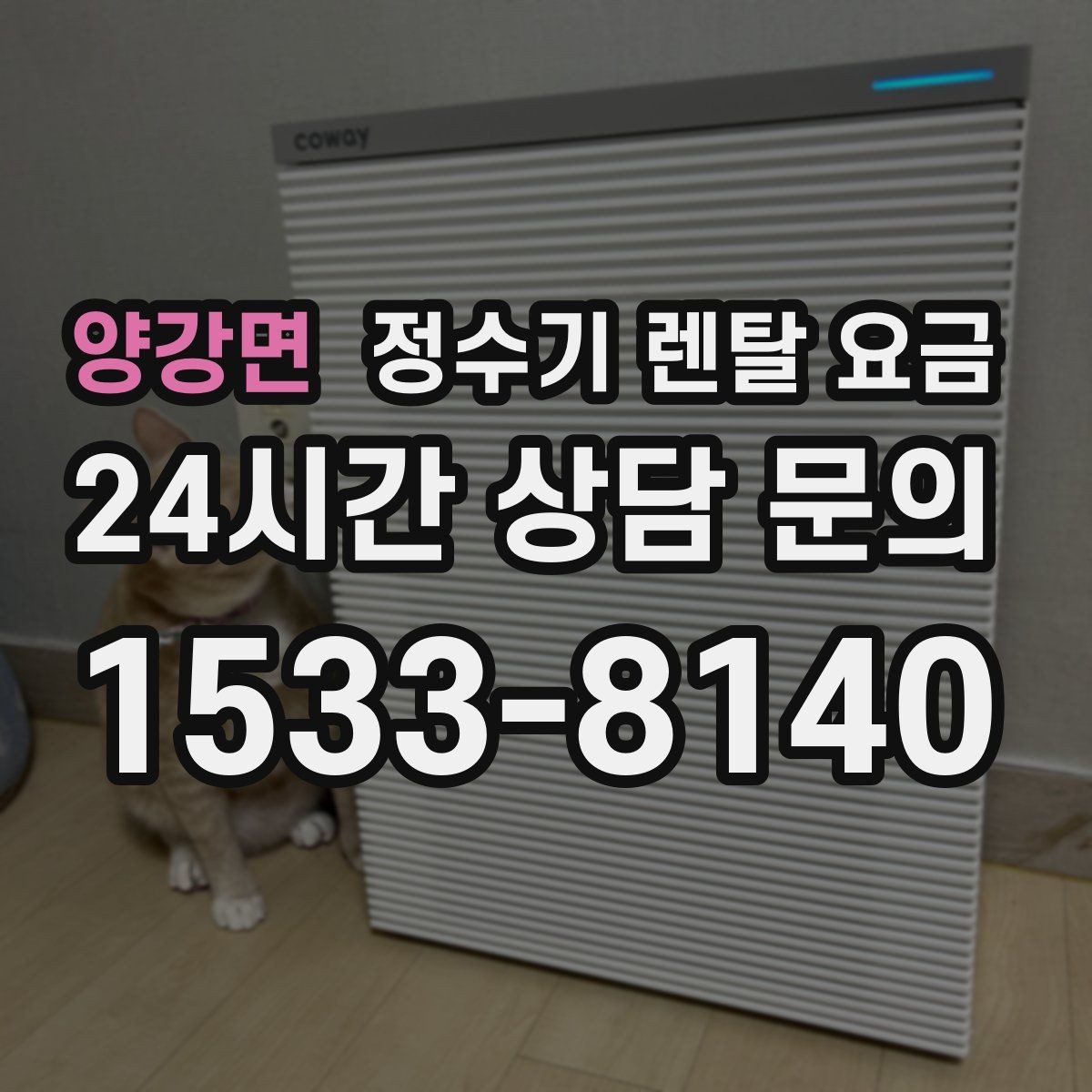 양강면 정수기 렌탈 요금 필요한 기능만 선택하는 방법