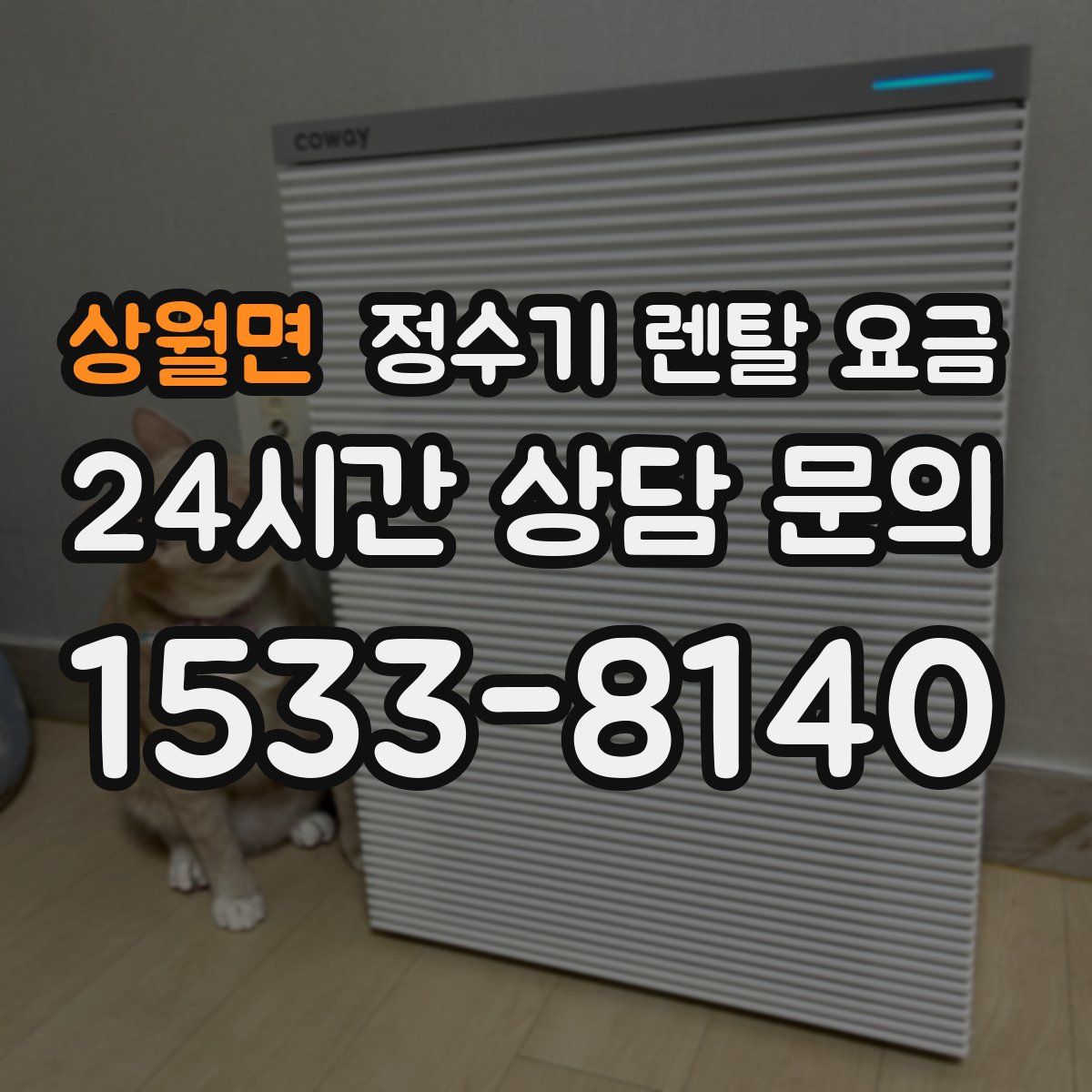 상월면 정수기 렌탈 요금