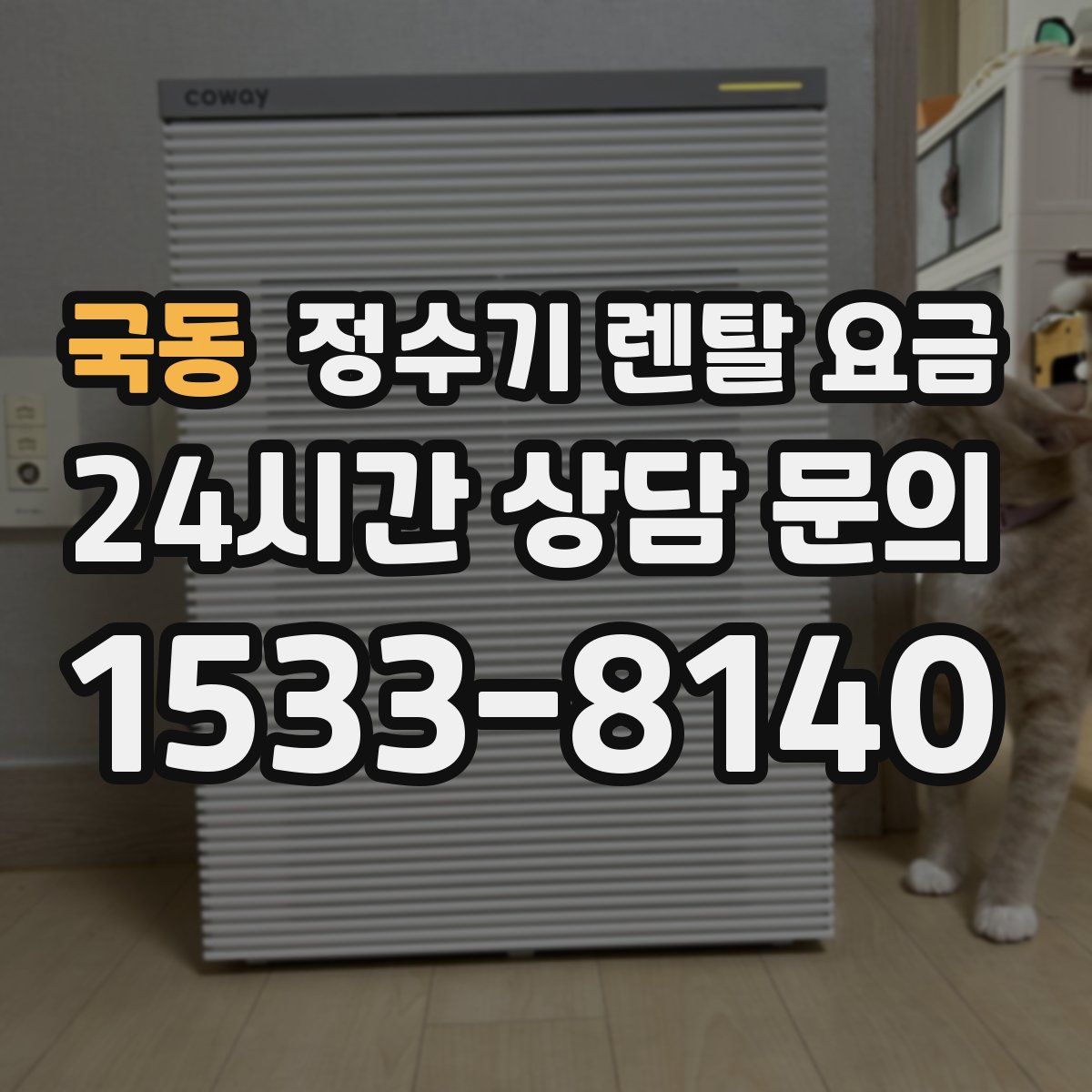 국동 정수기 렌탈 요금