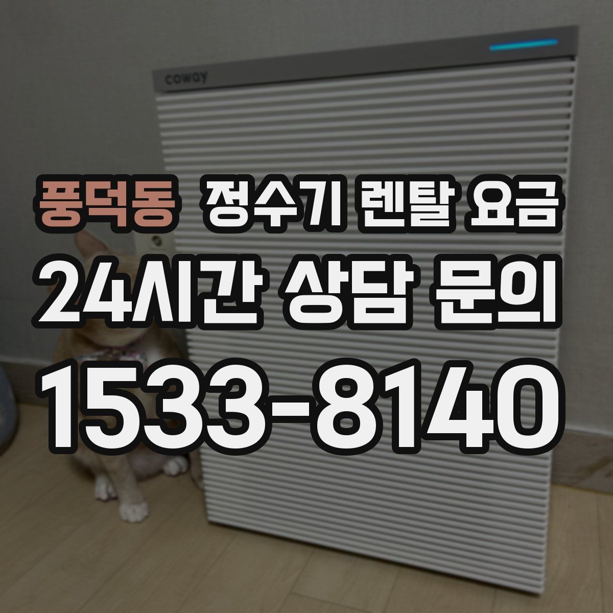 풍덕동 정수기 렌탈 요금 초기 비용과 월 비용 함께 보는 방법