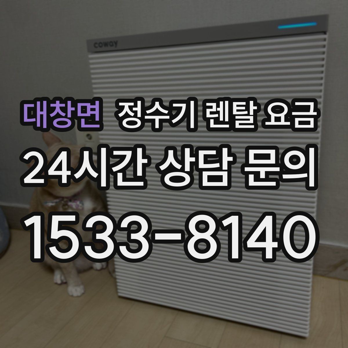 대창면 정수기 렌탈 요금 사은품보다 중요한 기준 정리